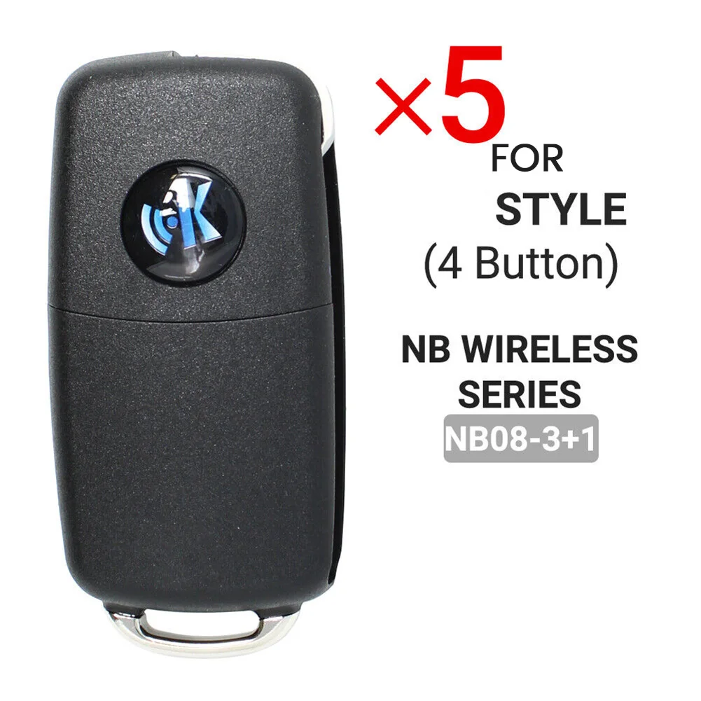 5 шт./лот KEYDIY NB08-3 + 1 Универсальный 4-кнопочный KD Пульт дистанционного управления Автомобильный ключ для KD900 / KD-X2 KD MINI / KD-MAX для VW MQB Style3