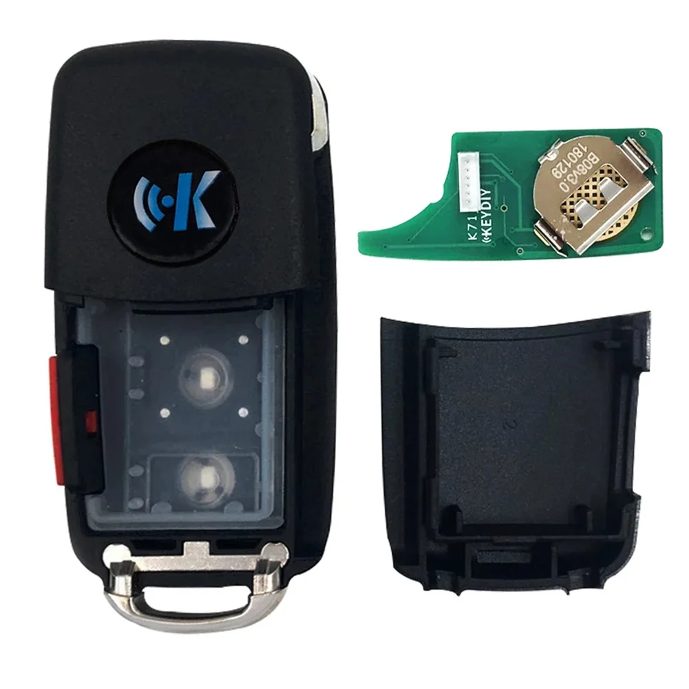 5 шт./лот KEYDIY NB08-3 + 1 Универсальный 4-кнопочный KD Пульт дистанционного управления Автомобильный ключ для KD900 / KD-X2 KD MINI / KD-MAX для VW MQB Style5