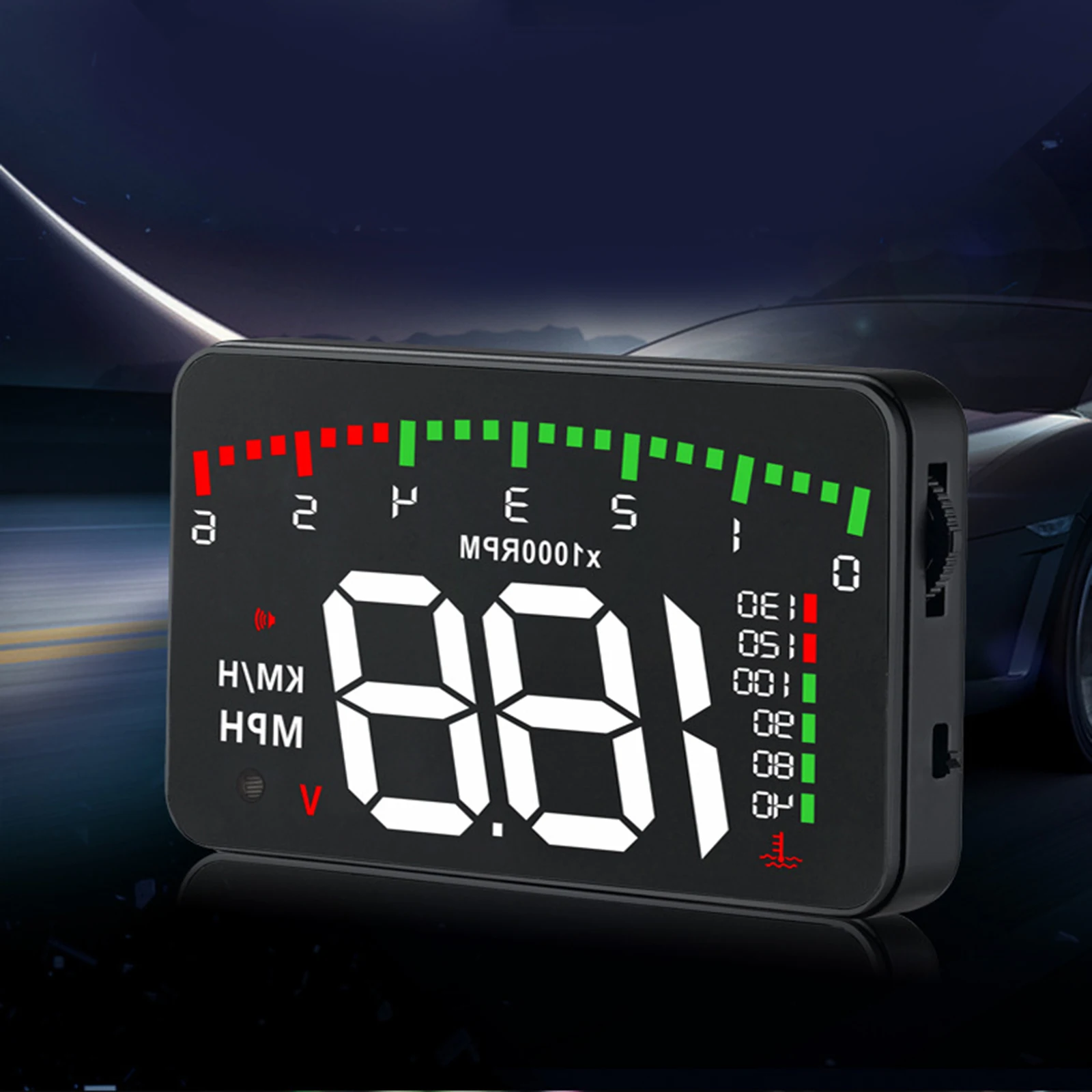 HUD Проекционный дисплей Obd Автомобильный универсальный HD Speed Projector A900 Автомобильный цифровой спидометр Дисплей4