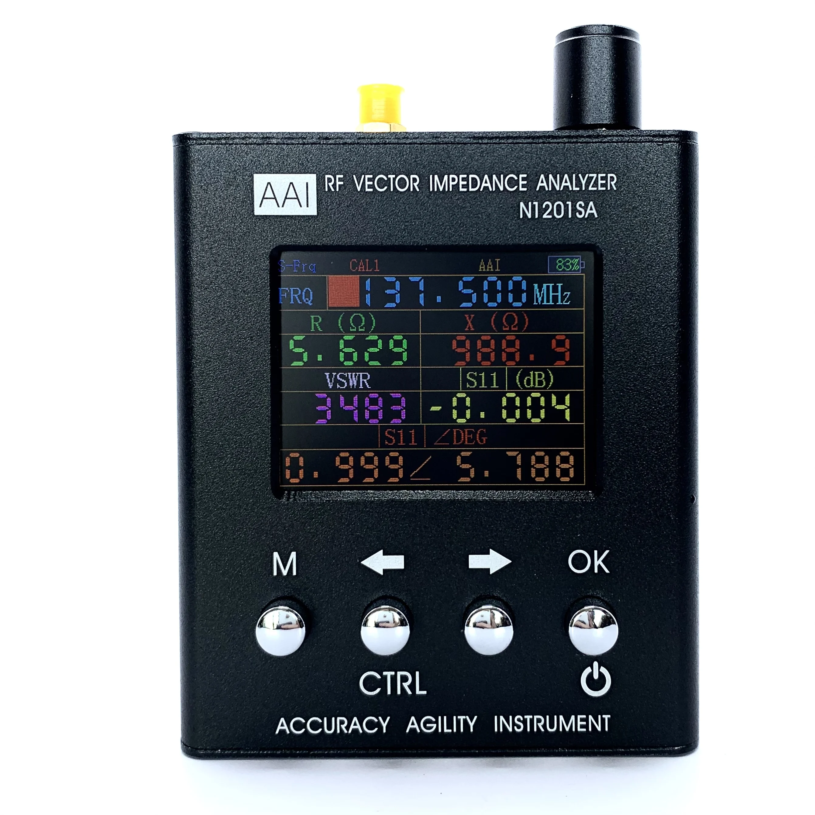Оригинальный прибор AAI Accuracy Agility N1201SA 140 МГц - 2,7 ГГц УФ УФ векторный импеданс ANT SWR Антенный анализатор Тестер измерителя0