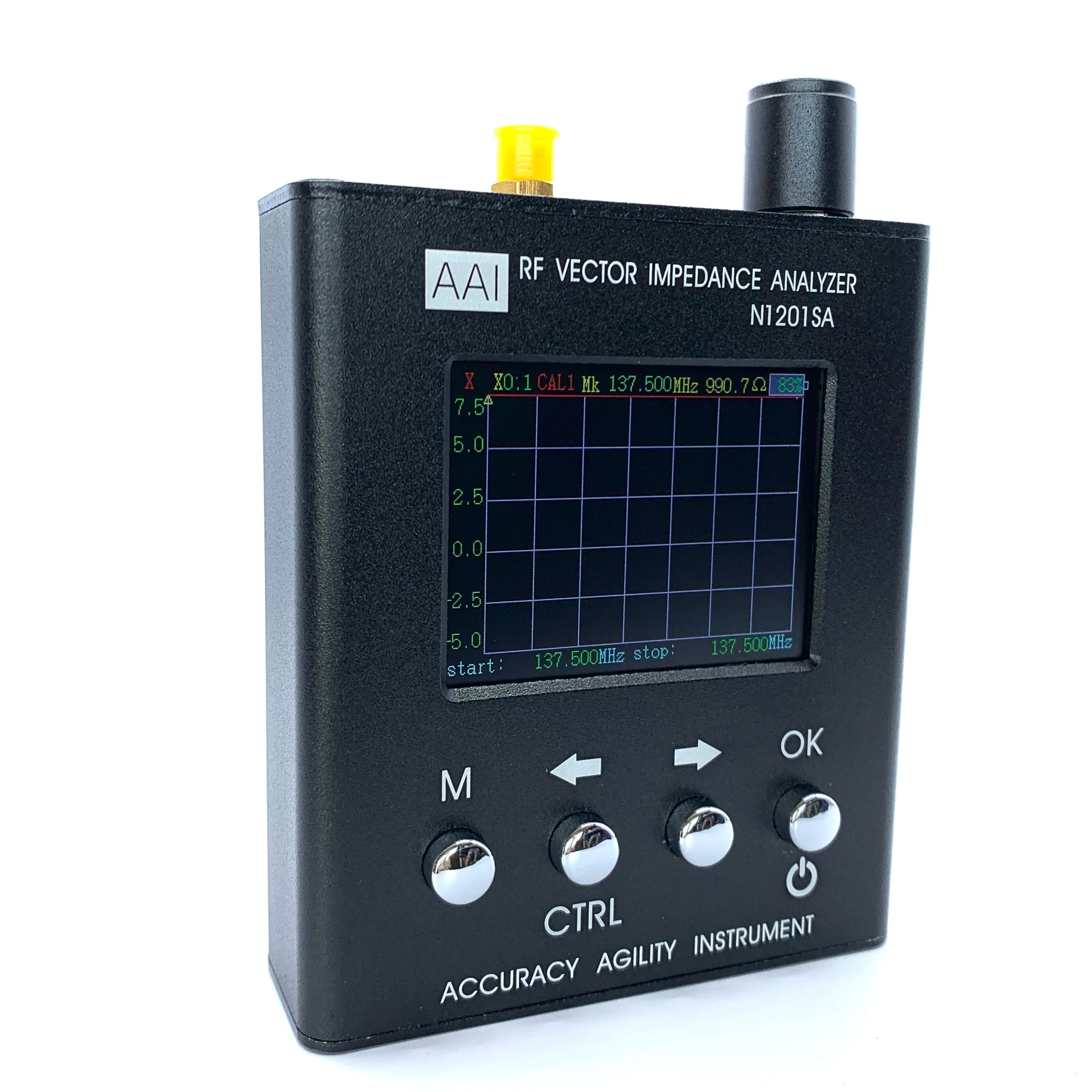 Оригинальный прибор AAI Accuracy Agility N1201SA 140 МГц - 2,7 ГГц УФ УФ векторный импеданс ANT SWR Антенный анализатор Тестер измерителя2