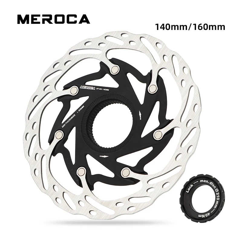 MEROCA XR Дисковый ротор с центральным замком Сверхлегкий Сильное рассеивание тепла 140 мм 160 мм MTB Велосипед Гидравлический дисковый тормозной ротор0