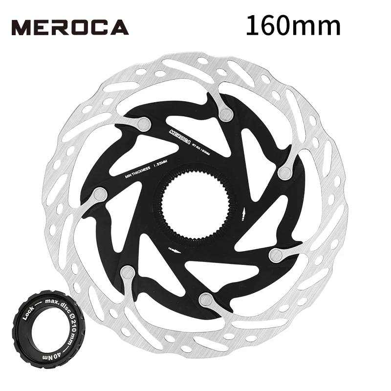 MEROCA XR Дисковый ротор с центральным замком Сверхлегкий Сильное рассеивание тепла 140 мм 160 мм MTB Велосипед Гидравлический дисковый тормозной ротор5