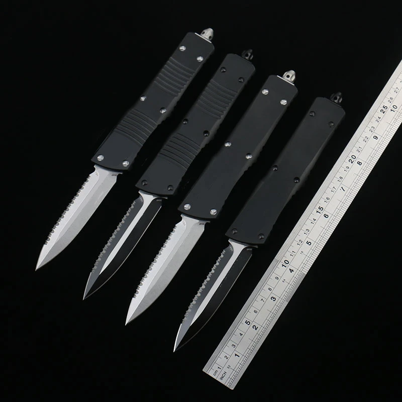 MT COMBAT Боковой нож TeeTh D2 Алюминиевая ручка Кемпинг Выживание На открытом воздухе EDC Охотничий инструмент Ужин Кухня0
