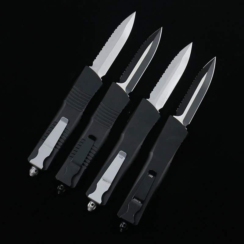 MT COMBAT Боковой нож TeeTh D2 Алюминиевая ручка Кемпинг Выживание На открытом воздухе EDC Охотничий инструмент Ужин Кухня1