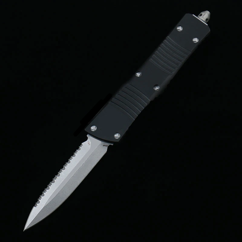MT COMBAT Боковой нож TeeTh D2 Алюминиевая ручка Кемпинг Выживание На открытом воздухе EDC Охотничий инструмент Ужин Кухня4