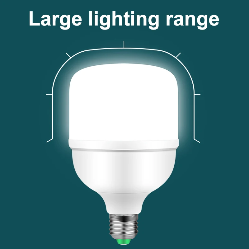 E27 Светодиодная лампа 30 Вт 20 Вт 15 Вт 9 Вт 5 Вт 3 Вт Светодиодный светильник AC180-265V Прожектор Холодное / теплое Белая светодиодная лампа для домашнего освещения гостиной3