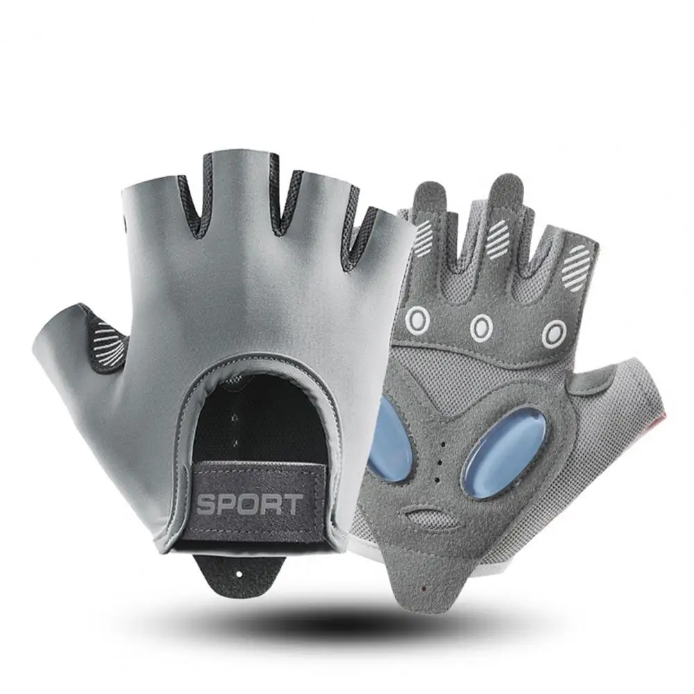 Спортивные перчатки Дышащие амортизирующие велосипедные перчатки с регулируемой крепежной лентой Идеально подходит для тренировок на шоссейном велосипеде Унисекс Спорт3