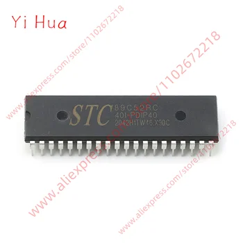 1PCS Новая оригинальная микросхема микроконтроллера микроконтроллера STC89C52RC-40I-PDIP40 DIP-40 89C52RC