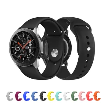 20 мм Ремешок для часов Galaxy Watch Active, Amazfit Bip GTS 3 GTS, Мягкий силиконовый спортивный ремешок Сменные браслеты для 20 мм