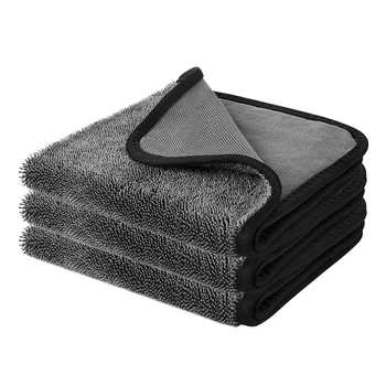 3 шт. Автомобильные полотенца для сушки, салфетки для сушки полотенец из микрофибры, блестящая ткань для ванны Быстросохнущая абсорбирующая ткань для душевых кабин