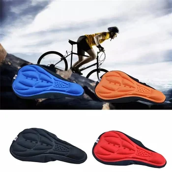 3D Gel Pad Седельный чехол сиденья Утолщенный велосипедный чехол для подушки для горного велосипеда