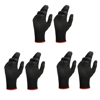 6 шт. Игровые перчатки для PUBG Защита от пота Не чувствительные к царапинам Пресс-экран Игровые перчатки для пальцев и большого пальца