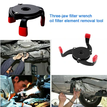 60-95 мм Гаечный ключ для масляного фильтра Инструмент для ремонта автомобиля Регулируемый двухсторонний ключ для снятия масляного фильтра Инструменты для ремонта автомобилей