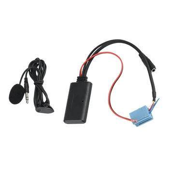 8Pin 5.0 Беспроводной вход AUX Аудио Кабель Микрофон Бесплатный Адаптер Для Benz Smart Fortwo 450 Радио MP3 Вспомогательный