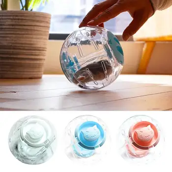  Dwarf Hamster Ball 5,5-дюймовый прозрачный мяч для бега хомяка колесо симпатичный мини-мяч для карликовых хомяков, чтобы избавить от скуки