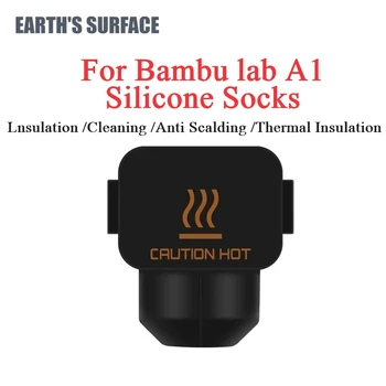 ES-3D Детали для принтера Bambu lab A1 Силиконовые носки для Bambu lab A1 mini Hotend Heat Block Изоляционный чехол 3 шт./5 шт.