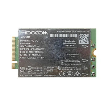 Fibocom FM350-GL DW5931e 5G M.2 Модуль для ноутбука Dell Latitude 5531 9330 3571 Intel 5G Решение 5000 Global 4x4 MIMO GNSS Модем