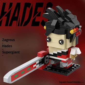 MOC Zagreus - Hades - Hades - Supergiant Games Строительный блок Экшен Приключенческие игры Hades Role Bricks Детская игрушка Подарок на день рождения