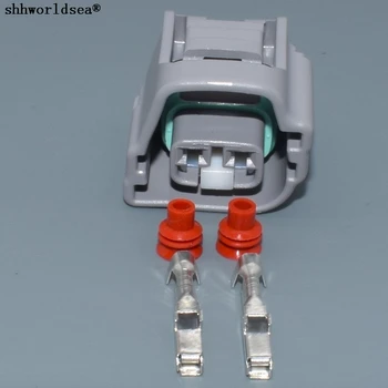 shhworldsea 2-контактный путь 11255 для Toyota Автомобильный пластиковый женский кабель электрический штекер водонепроницаемый разъем корпус 7283-8129-40