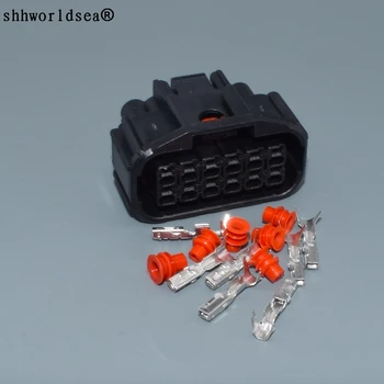 shhworldsea Black 12-контактный автомобильный водонепроницаемый авторазъем 1,5 гнездо HX series 6189-7410 разъемы кабельного адаптера