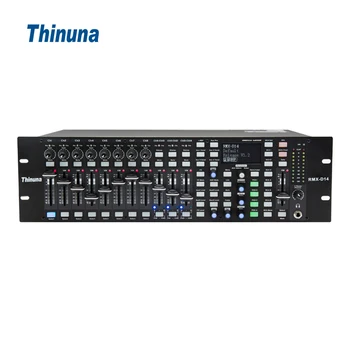 Thinuna RMX-D14 Dante Series Стоечная 14-канальная профессиональная аудио/видеосистема Цифровой диджейский контроллер/микшер аудиоконсоли