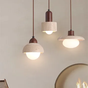 Wabi sabi подвесной светильник дизайнерский ретро в японском стиле светлые прикроватные прикроватные обеденные светильники для спальни подвесные внутренние кухонные островные светильники