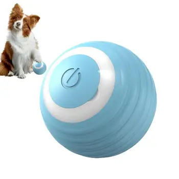 Интерактивный игрушечный мяч для кошек Мяч для кошек Автоматические игрушки для котят USB Перезаряжаемый самовращающийся движущийся мяч Товары для домашних животных Аксессуары для кошек