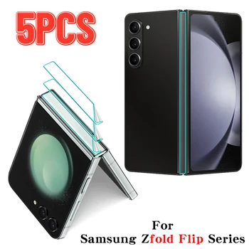 Наклейки на протектор шарнира центральной оси для Samsung Galaxy Z Flip 5 4 3 ZFold 5 4 3 2 Прозрачные гидрогелевые пленки с защитой от царапин