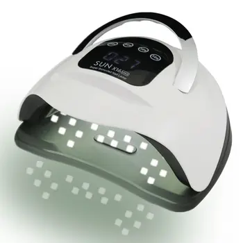  Новая профессиональная лампа для сушки ногтей мощностью 320 Вт Мощная 72светодиодная УФ-светодиодная лампа для сушки ногтей гель-лак с умным сенсорным маникюрным аппаратом