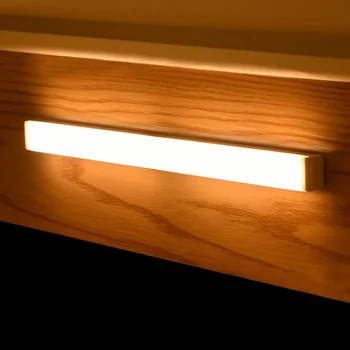  светодиодный датчик ночник USB зарядка умный свет кабинет лампа беспроводная индукция человеческого тела для кухни спальня ванная комната туалет