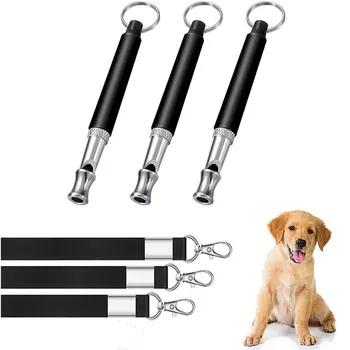  Свистки для дрессировки собак, чтобы перестать лаять Контроль для ультразвукового свистка Звук Портативные прочные свистки для дрессировки собак