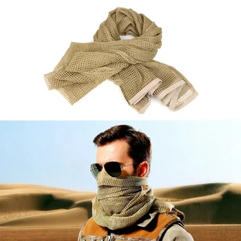 сетчатая маска для лица бандана военная маска дышащий шарф быстросохнущий снайпер вуаль для лица шарфы походы охота на открытом воздухе аксессуары