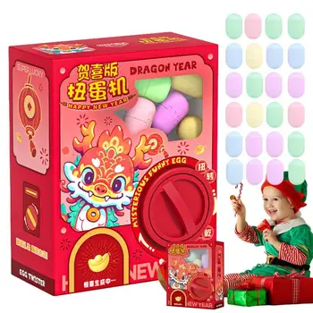  Торговый автомат Игрушки Диспенсер для яиц Игрушки с китайским драконом Дизайн Креативная машина для скручивания яиц Продажа устройства Игрушка на день рождения