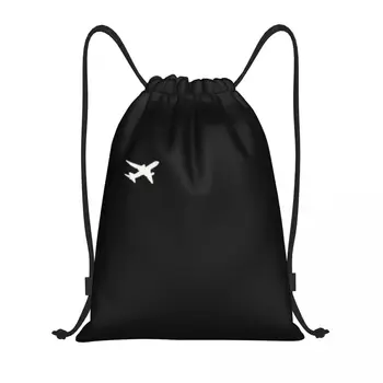 Удивительный маленький рюкзак для самолета на шнурке, спортивная спортивная сумка для женщин, мужчин, пилота, авиационного авиатора, учебного рюкзака