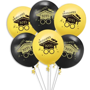 Украшение выпускного сезона, латексные воздушные шары, выпускники, докторская кепка, церемония